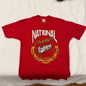 Vintage Indiana National Champs T-Shirt